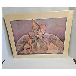Mother Goose Litho print by Jessie Wilcox Smith  Pier One nursery 24"x18"